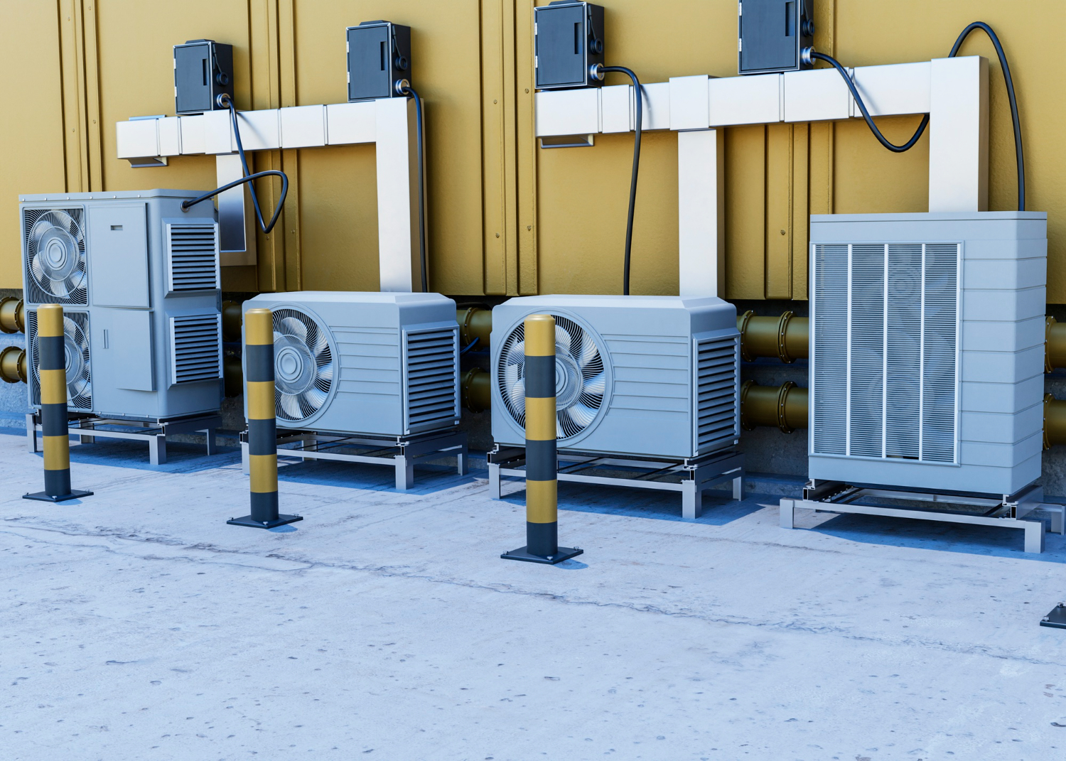 Integrated HVAC Load Design, AC Installation Planning, and Gas Line Allocation for Outdoor BBQ Systems